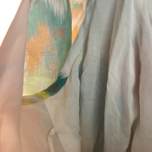 ANTHROPOLOGIE rainbow abstract print party dress, size medium - Picture 11 of 14